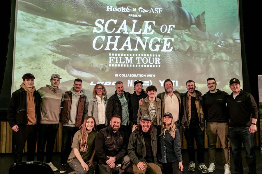 Scale of Change collaborators at Majestic Theatre, St. John’s NL. 
Photo: Kim Thompson 