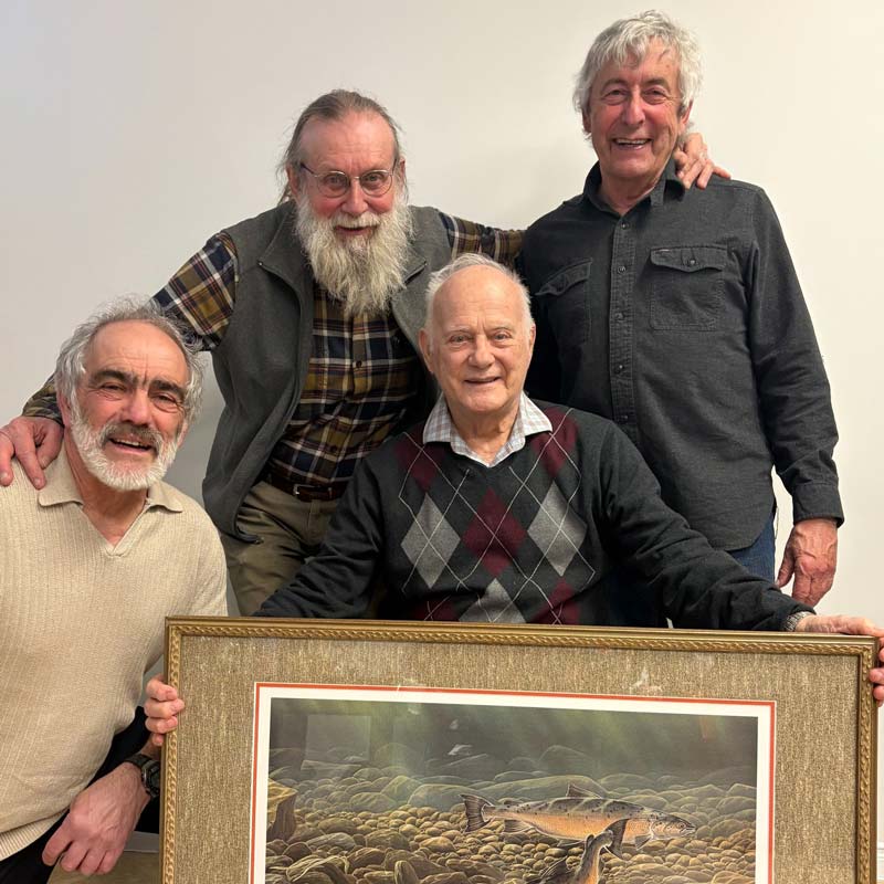 Gilles Shooner a été honoré pour ses décennies de service.