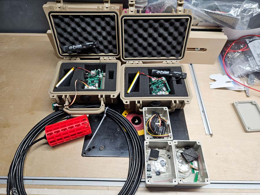 The remote monitoring station built by biologist Graham Chafe are lessons in DIY science. Photo: Graham Chafe