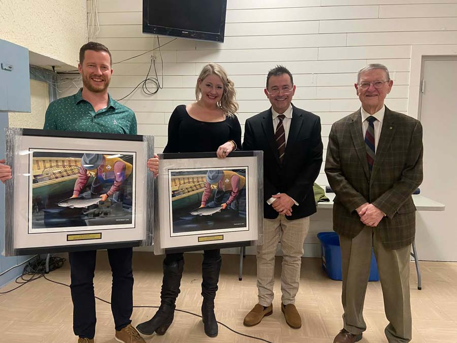 Left to right: Michael McDonald, Sarah McDonald, Rob Burton, and Vince Burton. Photo: Gord Follett