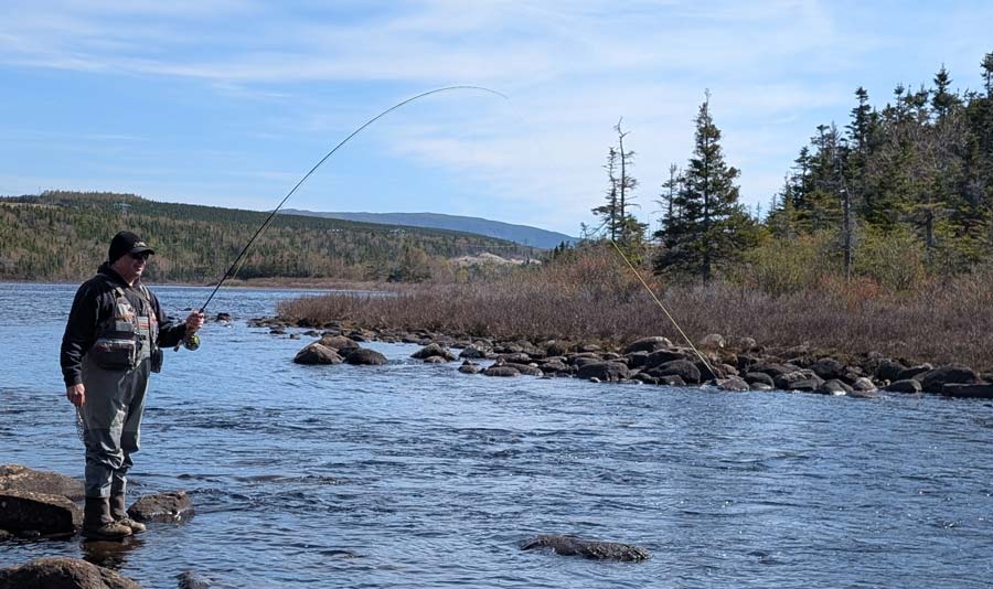 Opening day on Southwest Brook near the Burgeo highway. Photo: Carry
