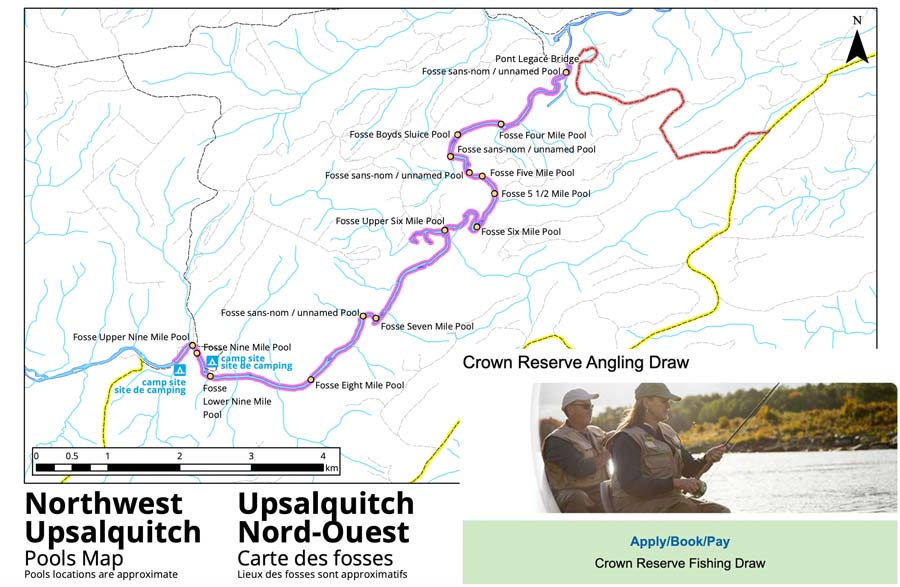 The Crown Reserve system offers angling opportunities on prime salmon waters.
