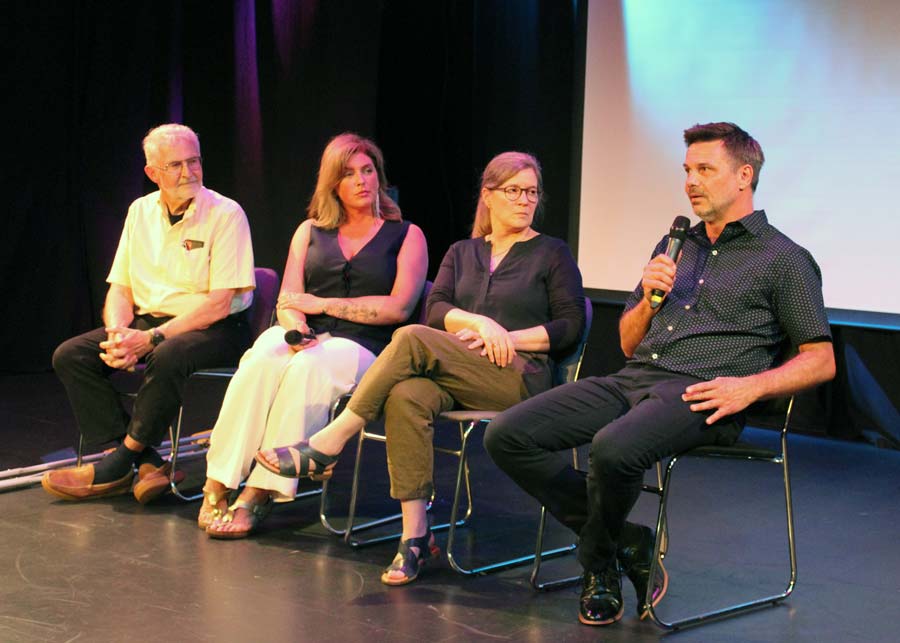 Panelists (left to right): Fred Whoriskey, Deirdre Green, Amy Weston, and Kirk Havercroft. Photo: Amanda Leslie
